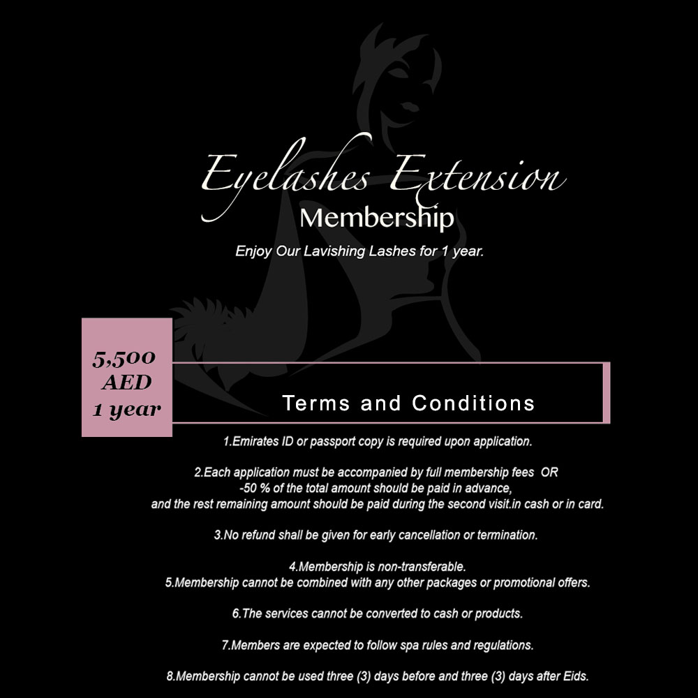 Afrina Eyelash Extension Membership