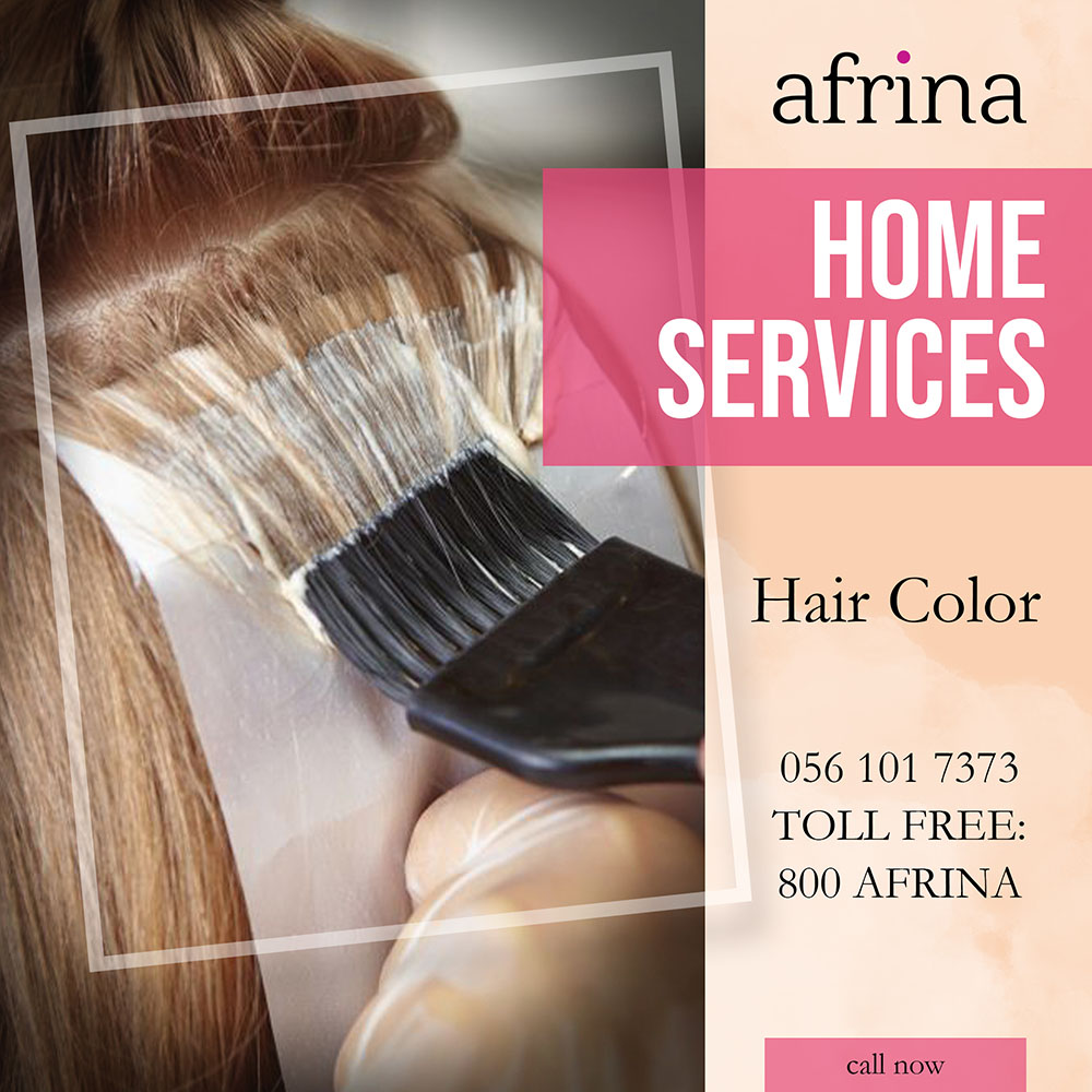 Hair Color - Afrina home service
