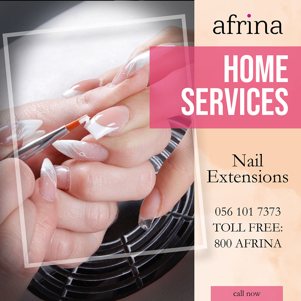 Nail Extensions - Afrina home service